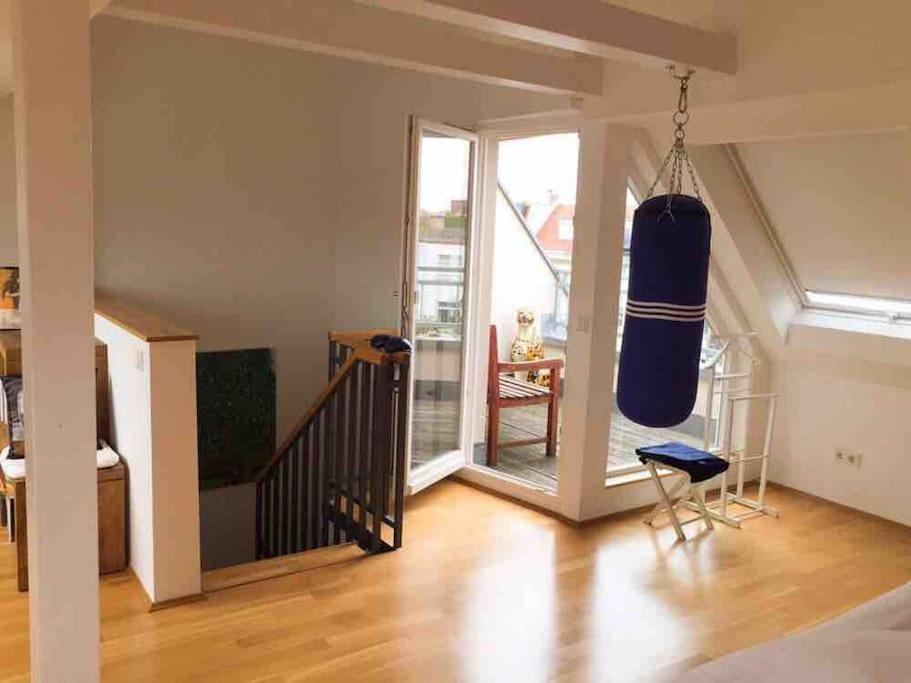 Loft Mit 2 Terrassen - Ruhig&Sonnig Apartman Lipcse Kültér fotó
