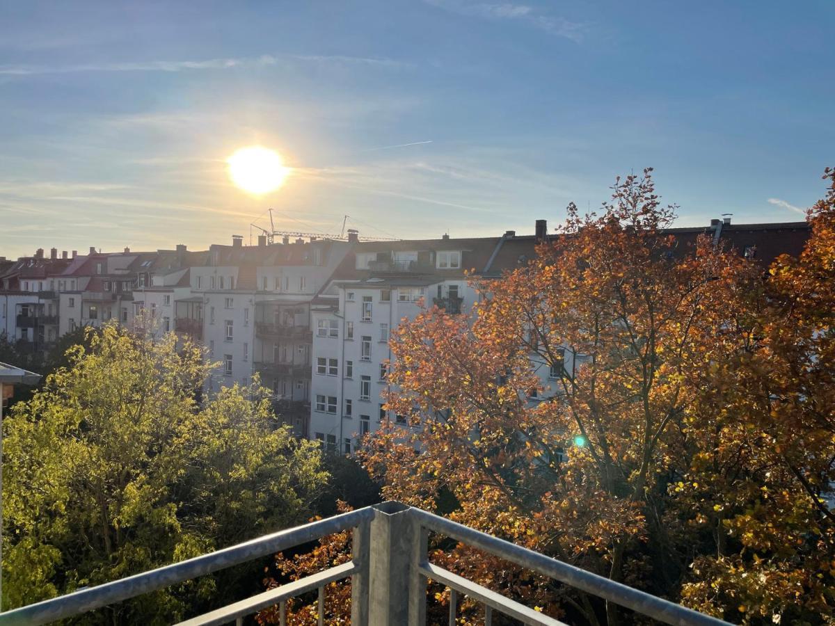 Loft Mit 2 Terrassen - Ruhig&Sonnig Apartman Lipcse Kültér fotó