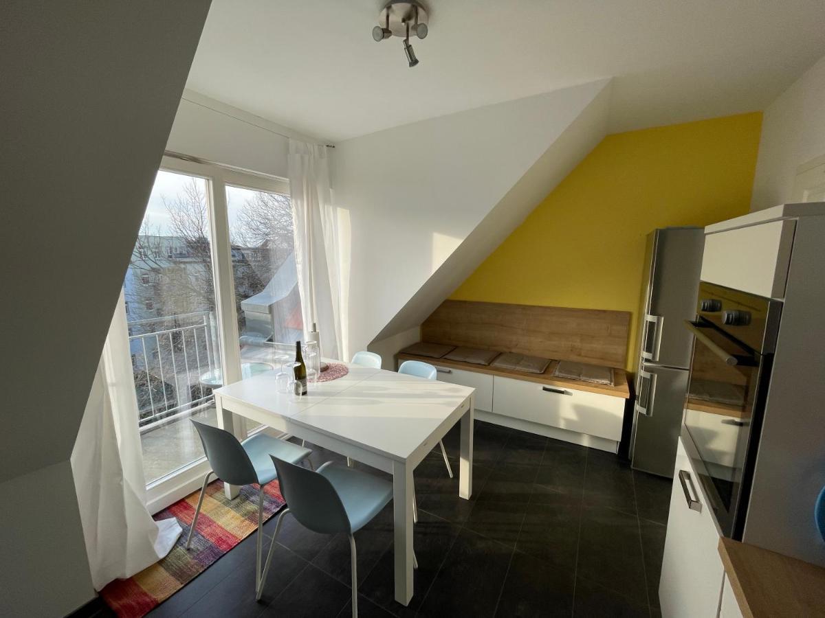 Loft Mit 2 Terrassen - Ruhig&Sonnig Apartman Lipcse Kültér fotó