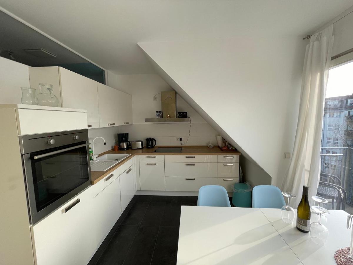 Loft Mit 2 Terrassen - Ruhig&Sonnig Apartman Lipcse Kültér fotó